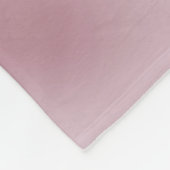 Chic roos blush gold glitter druppelt monogram fleece deken (Hoek)