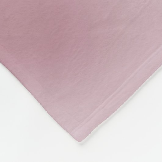 Chic roos blush gold glitter druppelt monogram fleece deken (Hoek)