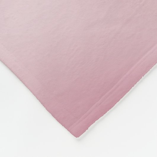 Chic roos blush gold glitter druppelt monogram fleece deken (Hoek)