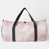 Chic roos blush gold glitter druppelt monogram plunjezak (Achterkant)