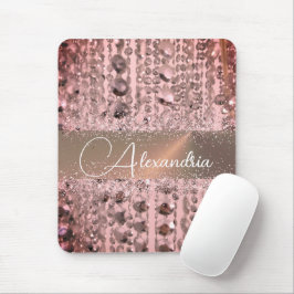 Chic Roos Blush Stringed kralen Glittery Muismat