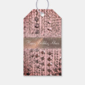 Chic Roos Blush Stringede kralen Cadeaulabel (Voorkant)