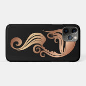 Chic Roos Gold Beauty Girl Hair & Makeup Salon Case-Mate iPhone Case (Achterkant (horizontaal))