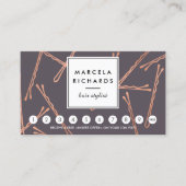 Chic Roos Gold Bobby Pins Hair Salon Gray Loyalty (Voorkant)