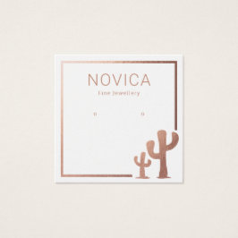 Chic Roos Gold Cactus Verzameldisplay Kaart