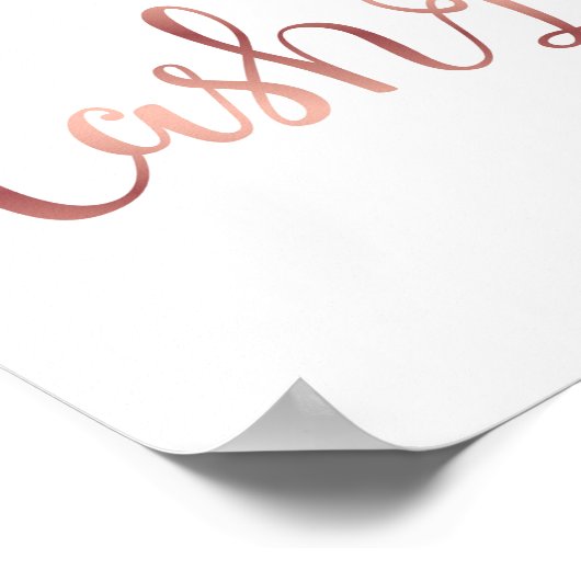 Chic Roos Gold CASH BAR Print (Hoek)