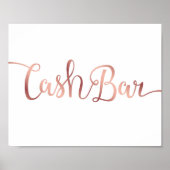 Chic Roos Gold CASH BAR Print (Voorkant)