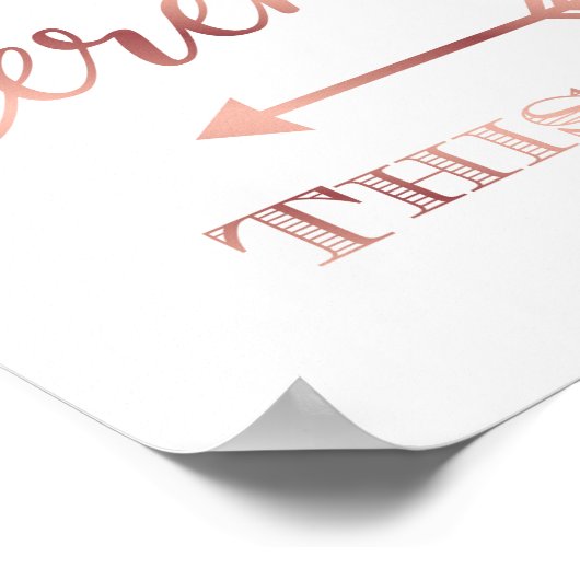 Chic Roos Gold CEREMONY OP DEZE MANIER - LINKS ARR Poster (Hoek)