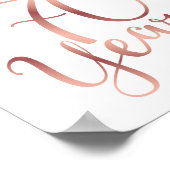 Chic Roos Gold CHEERS TOT 70 JAAR Sign Print (Hoek)