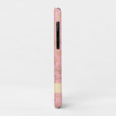 Chic Roos Gold Damask Case-Mate iPhone Case (Achterkant/links)