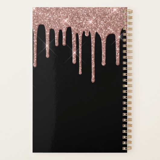 Chic Roos Gold Drids Hair Appointing Book Planner (Achterkant)