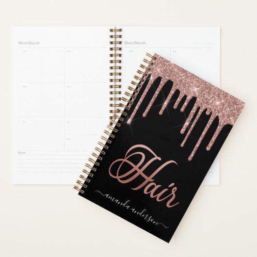Chic Roos Gold Drids Hair Appointing Book Planner (Display)