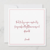 Chic Roos Gold Drip Glitter Sweet 16 Birthday Bedankkaart (Achterkant)