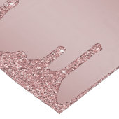 Chic Roos Gold Driving Glitter Monogram Lange Tafelloper (Hoek)