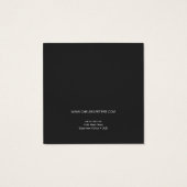 Chic Roos Gold en Black Earring Display Kaart (Achterkant)