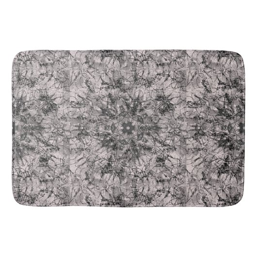 Chic Roos Gold en Black Mandala Drawing Badmat (Voorkant)