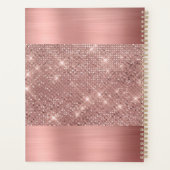 Chic Roos Gold Foil Hair Appointbook Planner (Achterkant)