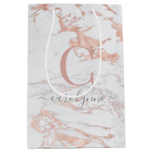 Chic Roos Gold Foil marble Monogram