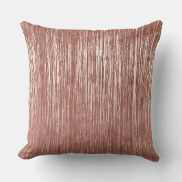 Chic Roos Gold Glam Tinsel Stripes Kerst Kussen