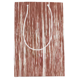 Chic Roos Gold Glam Tinsel Stripes Kerst Medium Cadeauzakje