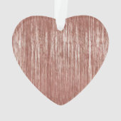 Chic Roos Gold Glam Tinsel Stripes Kerst Ornament (achterkant)