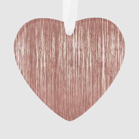 Chic Roos Gold Glam Tinsel Stripes Kerst Ornament (achterkant)