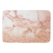 Chic roos gold glitter ombre roze glitter marmer badmat (Voorkant)