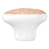 Chic roos gold glitter ombre roze glitter marmer keramische knop (Zijkant)