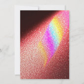 Chic Roos Gold Glitter Rainbow Sweet 16 Verjaardag Kaart (Achterkant)