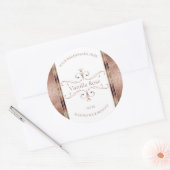 Chic  Roos Gold Glitter White Product Labels (Envelop)
