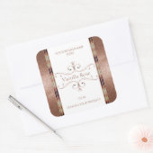 Chic Roos Gold Glitter White Product Labels (Envelop)