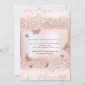 Chic Roos Gold glittery jurk butterfly tiara Invi Kaart (Achterkant)