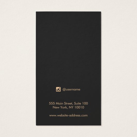 Chic Roos Gold, Kaart met lange veroudering (Achterkant)