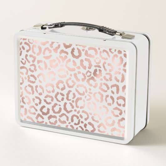 Chic Roos Gold Leopard Cheetah Animal Print (Achterkant)