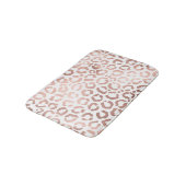 Chic Roos Gold Leopard Cheetah Animal Print Badmat (Gekanteld)