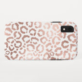 Chic Roos Gold Leopard Cheetah Animal Print Case-Mate iPhone Case (Achterkant (horizontaal))