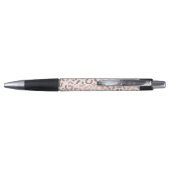 Chic Roos Gold Leopard Cheetah Animal Print Pen (Achterkant)