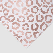 Chic Roos Gold Leopard Cheetah Animal Print Tissuepapier (Detail)