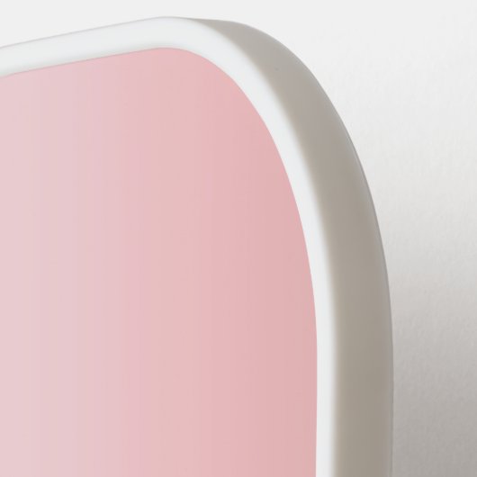 Chic Roos Gold Monogram Moderne Elegant Sjabloon Pickleball Paddle (Links Detail)