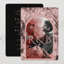 Chic Roos Gold Mountains Gewapend Foto Weddenschap