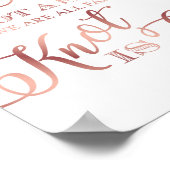 Chic Roos Gold PICK EEN ZITPLAATS DIE GEEN BEELDSC Poster (Hoek)