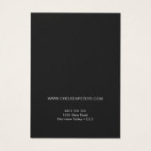 Chic Roos Gold Shimmer Verdien Display Kaart (Achterkant)