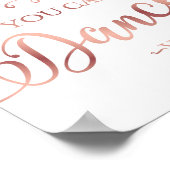 Chic Roos Gold U KUNT VODKA-gebarentafdruk AFDANKE Poster (Hoek)