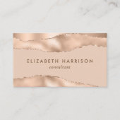 Chic Roos Gold Visitekaartje (Voorkant)