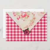 Chic Roos slaat de datum op Save The Date (Voorkant / Achterkant)