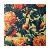 Chic Rose Keramische Tegels Voor Huisdecoratie Tegeltje (Voorkant)