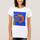 Chic Round Hakuna Matata Navy Blue collectie T-shirt (Voorkant)
