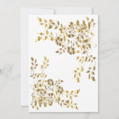 Chic Royal Bridal Shower Kaart (Achterkant)