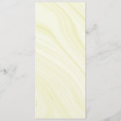 chic royal paars gold floral bruiloft menu (Achterkant)