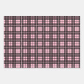 Chic roze Buffalo controleren Gemengd Patroon Inpakpapier Vel (Voorkant 3)